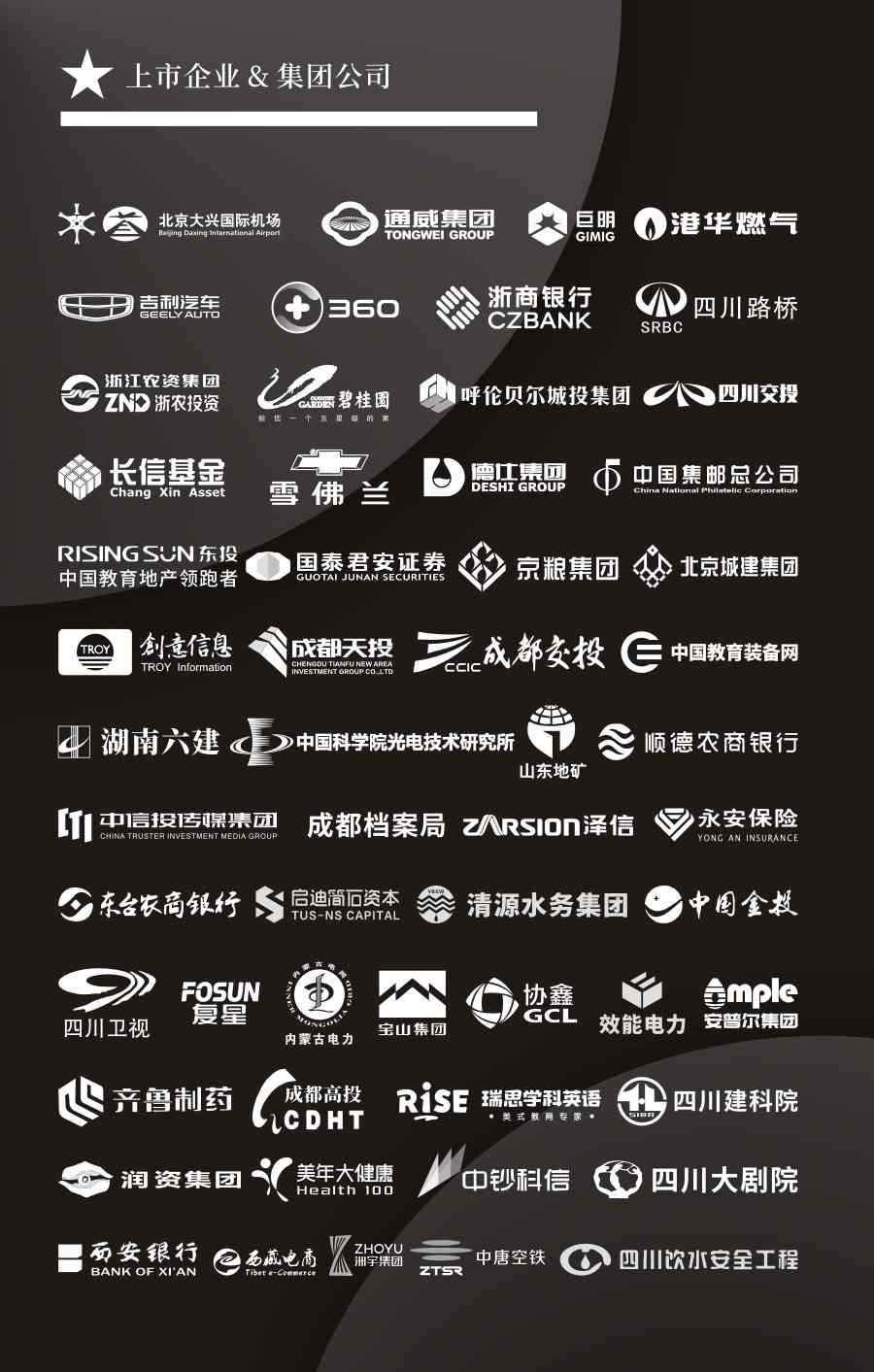 上市及集团公司客户